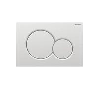 Geberit placca doppio comando cromato opaco Sigma 01 per cassetta di scarico WC 115.770.JQ.5