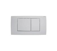 Geberit placca doppio comando cromato opaco Twinline30 per cassetta scarico WC