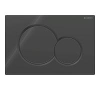 Geberit placca doppio comando nero Sigma 01 per cassetta di scarico WC 115.770.DW.5