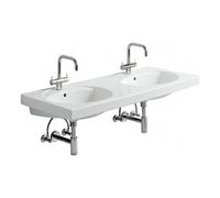 Geberit Preciosa lavabo doppio, 133200600, Preciosa bianco [Lavabi > Lavabi Doppi]