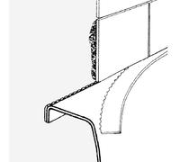 Geberit profilo bordo vasca lunghezza 3,30 m, 653009000, Universal [Vasche da Bagno > Ricambi per Vasche da Bagno]