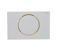 Placca Geberit Sigma10 RouBianco / Dorato | 115.758.KK.5 Bianco