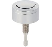 Geberit - Pulsante per meccanismo di scarico Geberit Serie 280, scarico interrum pible: cromato brillante, 241.820.21.1)