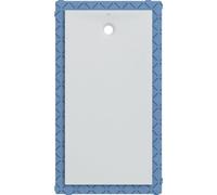 Piatto doccia rettangolare Geberit Olona 80x140 cm, altezza 4 cm, scarico centrale posteriore, bianco/opaco - 550.918.00.1