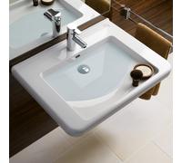 Geberit Renova Comfort lavabo a parete, 128665000, Renova Comfort bianco [Lavabi > Lavabi Sospesi]
