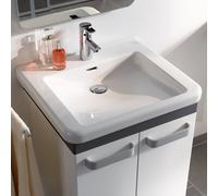 Lavabo Disabili Geberit Renova Comfort Keratect 1 Foro Troppopieno Visibile 600x155x550mm Bianco