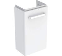 Mobile Sottolavabo Geberit Renova Compact Una Porta 348x604x252mm Bianco Laccato Lucido