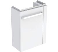 Lavamano Geberit Mobiletto Renova Nr. 1 Comprimo New, portasciugamani a destra, 448x604x222mm bianco opaco/bianco lucido - 862050000