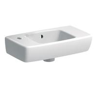 Geberit Renova Lavamano compatto, sporgenza ridotta, 450x250 mm, con ripiano a destra, Colorazione: Bianco, con KeraTect - 501.731.01.8