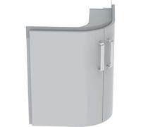 Geberit Mobile sottolavabo Renova Compact 2 ante per lavabi ad angolo 69x60,4x55 cm Grigio chiaro