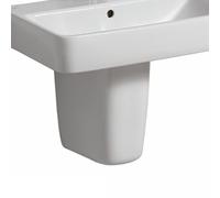 Geberit Renova Compact semicolonna per lavabo, 296250600, Renova Compact bianco [Lavabi > Accessori Lavabo]