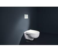 Geberit Renova Ensemble WC suspendu, chasse d'eau basse profondeur, TurboFlush, siège de WC inclus, blanc, 503.062.00.1, 503.062.00.1