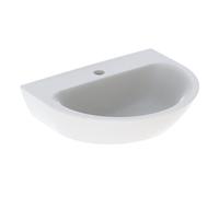 Lavamano Geberit Renova, 1 foro per rubinetto, senza troppopieno, larghezza: 50 cm, Colorazione: Bianco - 500.498.01.1