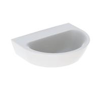 Lavamano Geberit Renova, senza foro per rubinetto, senza troppopieno, larghezza: 45 cm, Colorazione: Bianco, con KeraTect - 500.497.01.8