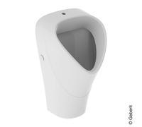 Orinatoio Geberit Renova trigonale, ingresso dallalto, uscita posteriore, Colorazione: Bianco, con KeraTect - 501.675.00.8