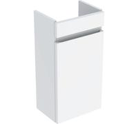 Geberit Renova Plan, armoire inférieure pour lave-mains, 1 porte, 36x60,5x22cm, 501901, 501.901.01.1, 501.901.01.1, Colorazione: bianco / laccato lucido