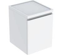 Armadietto laterale Geberit Renova Plan, 1 cassetto, 40x55x44,5 cm, 501913, Colorazione: bianco / laccato lucido - 501.913.01.1