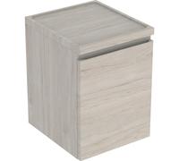 Armadietto laterale Geberit Renova Plan, 1 cassetto, 40x55x44,5 cm, 501913, Colorazione: Noce hickory chiaro / lamina strutturata - 501.913.00.1