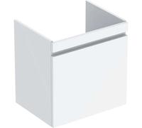 Geberit Renova Plan mobile lavabo, con 1 cassetto, 58,5x60,6x44,6cm, 501906, colorazione: bianco / laccato lucido - 501.906.01.1