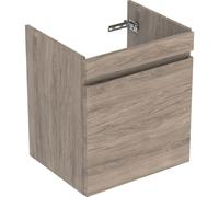 Mobiletto per lavabo Geberit Renova Plan, con 1 cassetto, 58,5x60,6x44,6 cm, 501906, Colorazione: Noce hickory / lamina strutturata - 501.906.JR.1