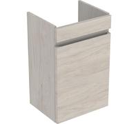 Mobiletto Geberit Renova Plan per lavamano, 1 anta, 38,5x66x31cm, 501902, Colorazione: Noce hickory chiaro / lamina strutturata - 501.902.00.1