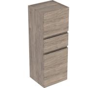 Armadio a muro centrale Geberit Renova Plan a due ante, 39x105x36cm, 501922, Colorazione: Noce hickory / lamina strutturata - 501.922.JR.1