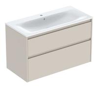 Geberit Renova Plan mobile con lavabo, 2 scomparti estraibili, 504041DB1, Renova Plan [Mobili da Bagno > Mobili con Lavabo Integrato]