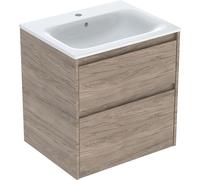 Geberit Renova Plan mobile con lavabo, 2 scomparti estraibili, 504039JR1, Renova Plan [Mobili da Bagno > Mobili con Lavabo Integrato]