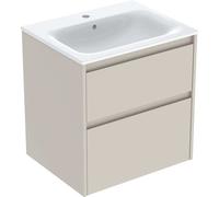 Geberit Renova Plan mobile con lavabo, 2 scomparti estraibili, 504039DB8, Renova Plan [Mobili da Bagno > Mobili con Lavabo Integrato]
