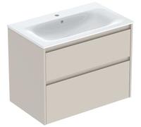 Geberit Renova Plan mobile con lavabo, 2 scomparti estraibili, 504040DB8, Renova Plan [Mobili da Bagno > Mobili con Lavabo Integrato]