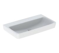 Geberit Renova Plan, lavabo, 85x48 cm, senza foro per rubinetto, senza sfioratore, 501701, Colorazione: Bianco - 501.701.00.1
