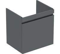 Mobiletto per lavabo Geberit Renova Plan, con 1 cassetto, 58,5x60,6x44,6 cm, 501906, Colorazione: Lava / laccato opaco - 501.906.JK.1