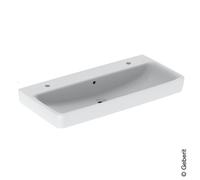 Geberit Renova Plan New lavabo doppio, 501883008, Renova Plan New bianco [Lavabi > Lavabi Doppi]