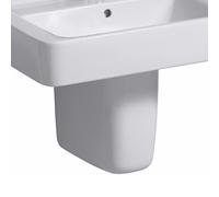 Geberit Renova Plan semicolonna per lavabo, 292110000, Renova Plan bianco [Lavabi > Accessori Lavabo]