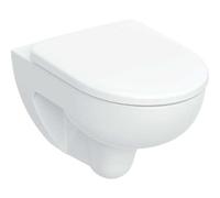Geberit Renova Set WC a parete lavabo profondo, Rimfree, con sedile WC, bianc...