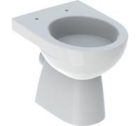 WC a colonna Keramag Renova con sciacquone basso, scarico orizzontale, forma parzialmente chiusa, Colorazione: Bianco, con KeraTect - 500.810.01.8