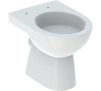 WC a colonna Keramag Renova con sciacquone basso, scarico orizzontale, forma parzialmente chiusa, Colorazione: Bianco - 500.810.01.2
