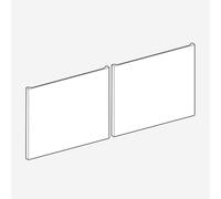 Geberit ricambio frontali set da 2 per mobile sottolavabo Renova Nr 1 Plan, 595267000, olmo [Mobili da Bagno > Ricambi per Mobili da Bagno]