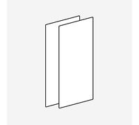 Geberit ricambio set di ante per armadietto a specchio Option Basic, 595364000, Option Basic [Armadietti a Specchio > Ricambi per Armadietti a Specchio]