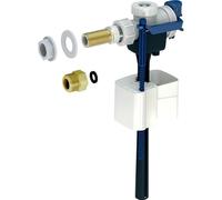 Geberit Rubinetto galleggiante tipo 333 m. Attacco laterale 3/8 e 1/2 nipplo in ottone