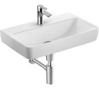 Geberit Selnova Compact lavabo 65x40 cm rettangolare a parete-da incasso bianco lucida 501.891.00.7