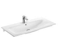 Geberit Selnova Square lavabo 100x48 cm rettangolare da mobile bianco lucida 500.997.00.1