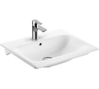 Geberit Selnova Square lavabo 55x48 cm rettangolare da mobile bianco lucida 500.993.00.1