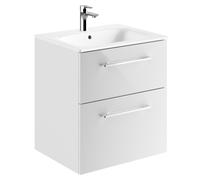 Geberit Selnova Square lavabo con armadietto 60 cm bianco 501.236.00.1
