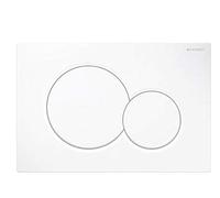 GEBERIT serie 115.770.11.5 Placca bianca per cassetta incasso Sigma 01