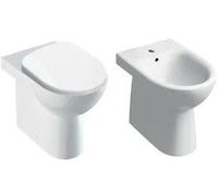 Geberit Serie Selnova Pro Set A Terra Wc+bidet+sedile Chiusura Tradizionale Codice Prod: 500.844.00.7 500.289.01.7