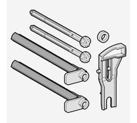 Geberit set asta pulsante, 241465001, Universal [Placche di Scarico > Accessori per Placche di Scarico]