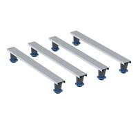 Geberit set piedi e traverse per piatto doccia in resina di pietra, da 140 cm, altezza piedi regolabile 9-21 cm - 554.959.00.2