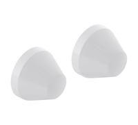 Geberit - Set di Caperuzas di protezione Geberit, 2 ud.): cromato opaco, 217.713.46.1)