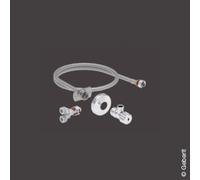 Geberit set di collegamento acqua per AquaClean Tuma accessori per WC, cassetta di scarico 12 cm, 147035001, AquaClean Tuma cromo [WC > Accessori WC]